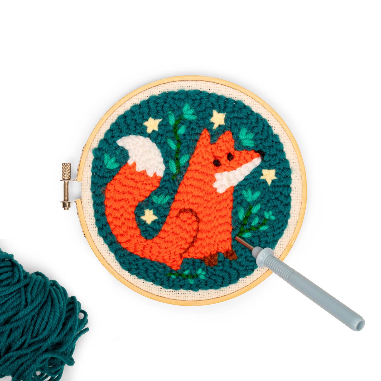 Punch needle kit fox