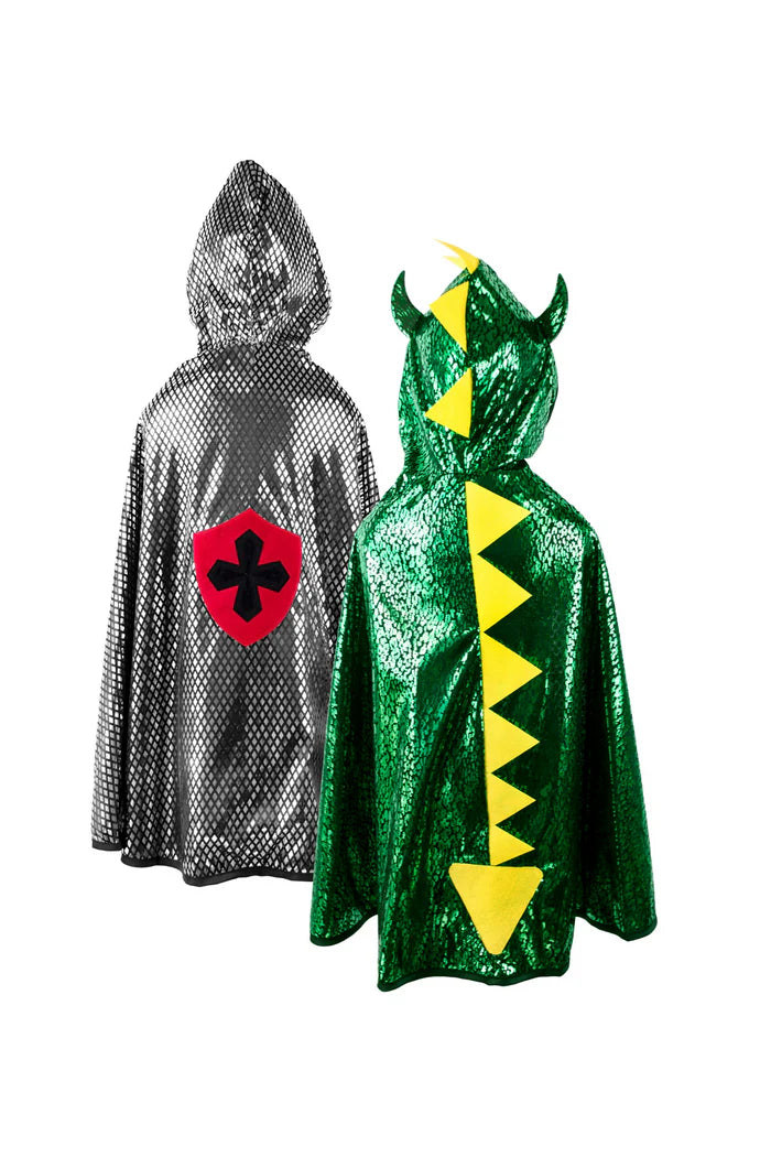 Omkeerbare draak/ ridder cape
