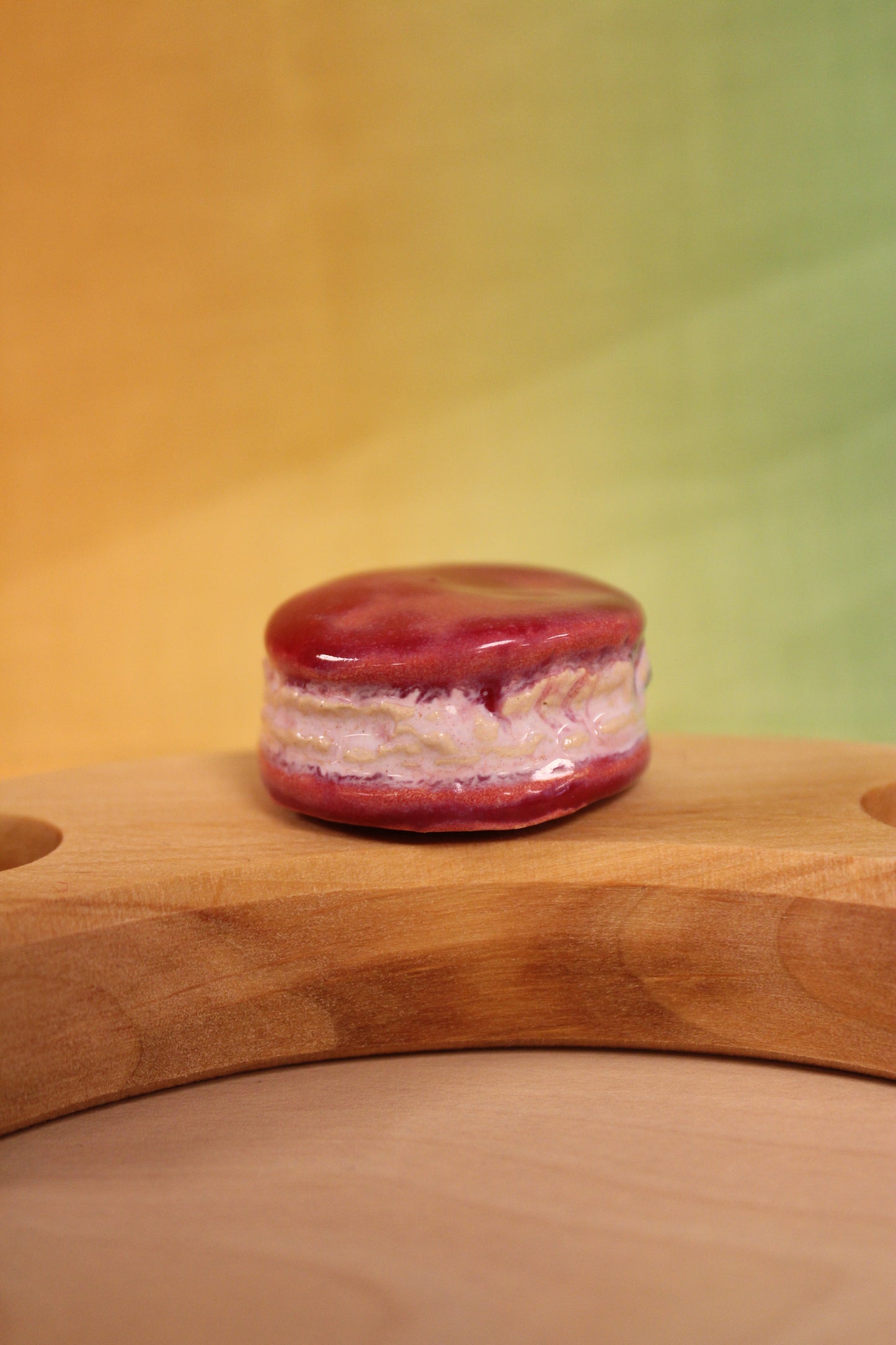 Keramiek steker macaron