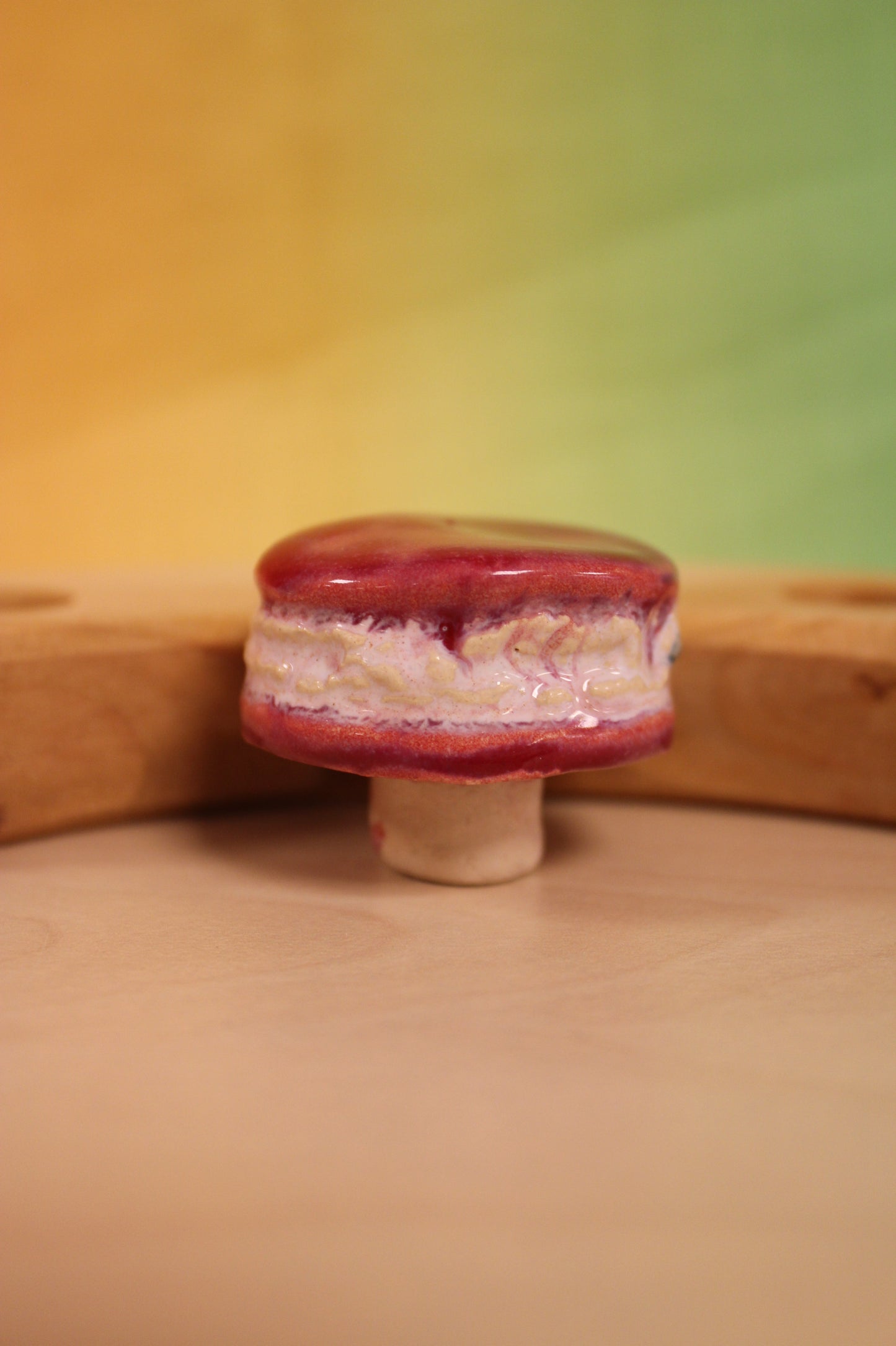 Keramiek steker macaron