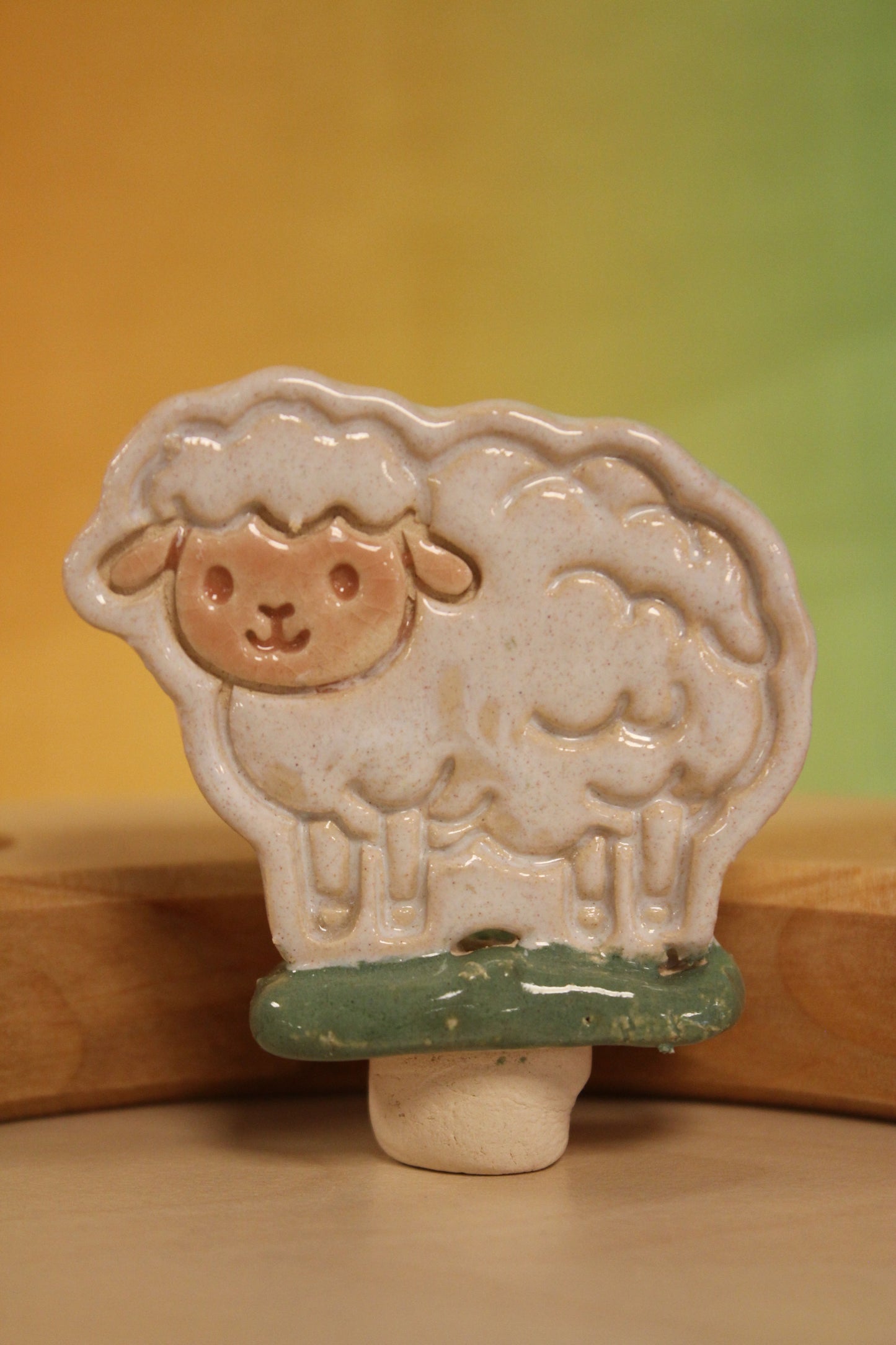 Keramiek steker schaap