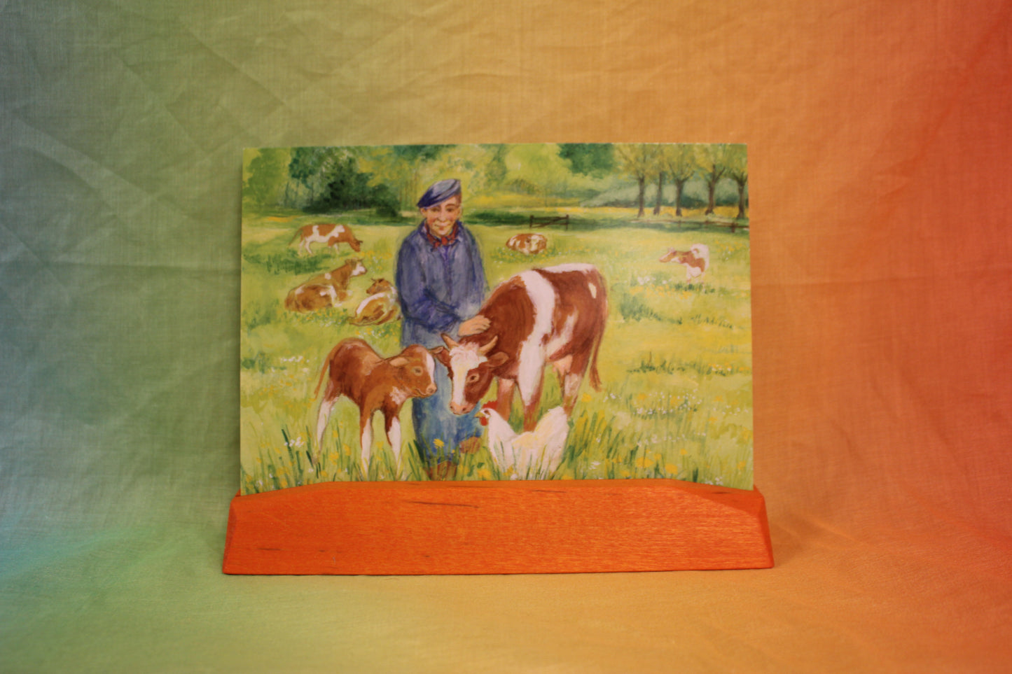 Kaarthouder oranje 5921