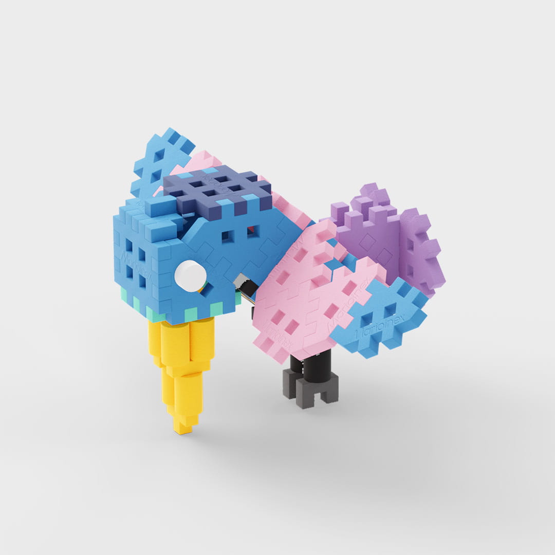 Marioinex mini waffle nature hummingbird