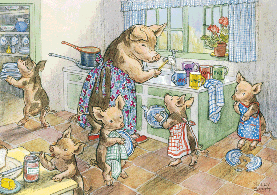 Molly Brett - Lollipops Washing up