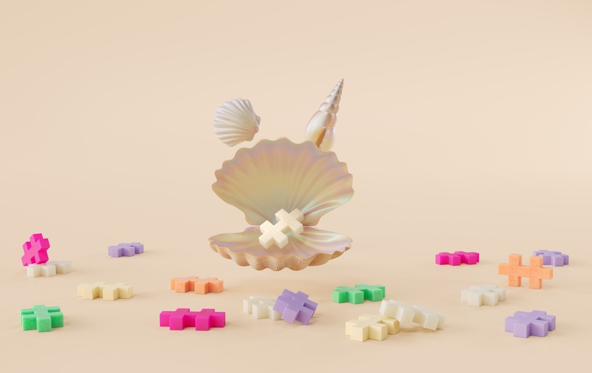 Plusplus tube pearl 240 pcs