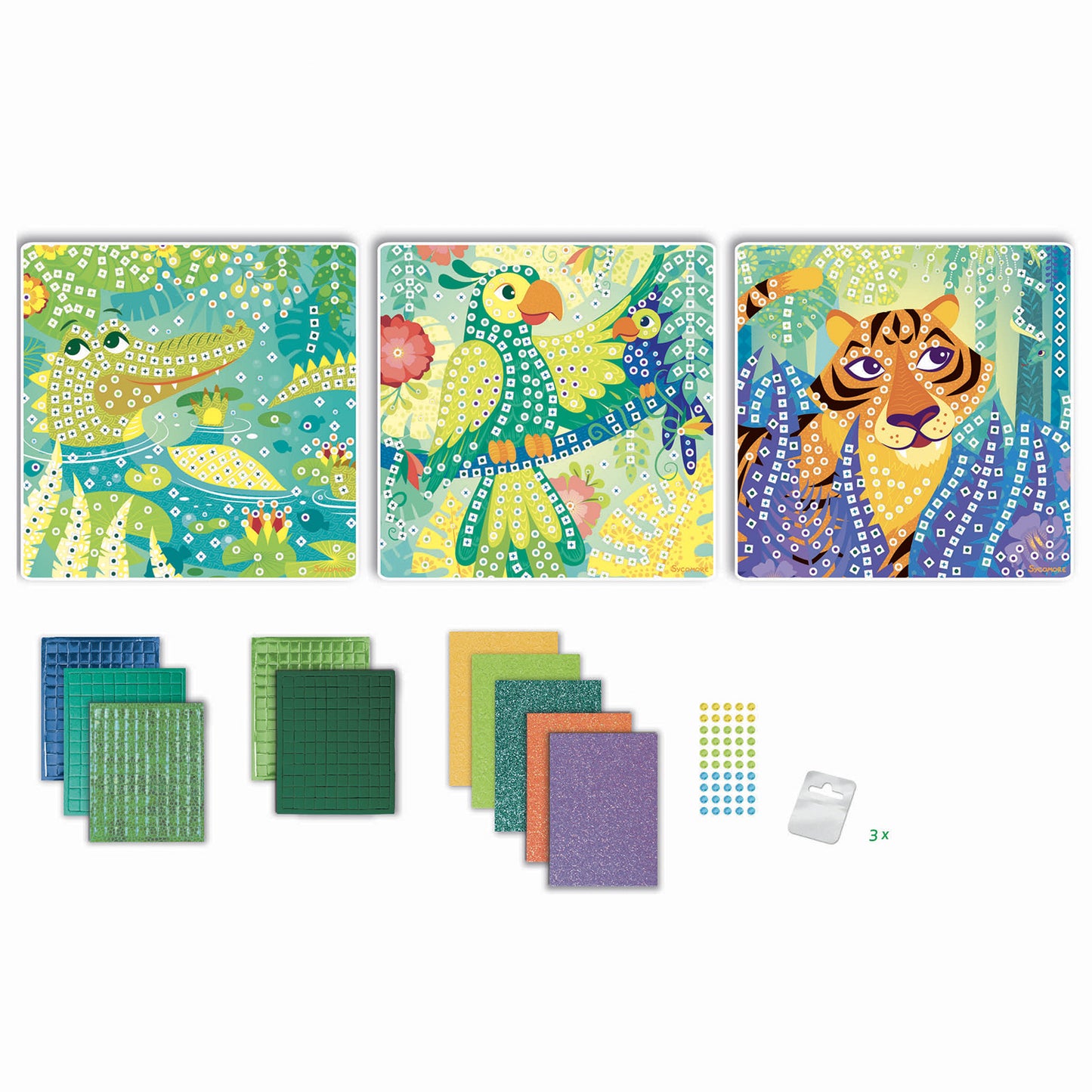 Stick & fun mozaïek jungle 1000 pcs