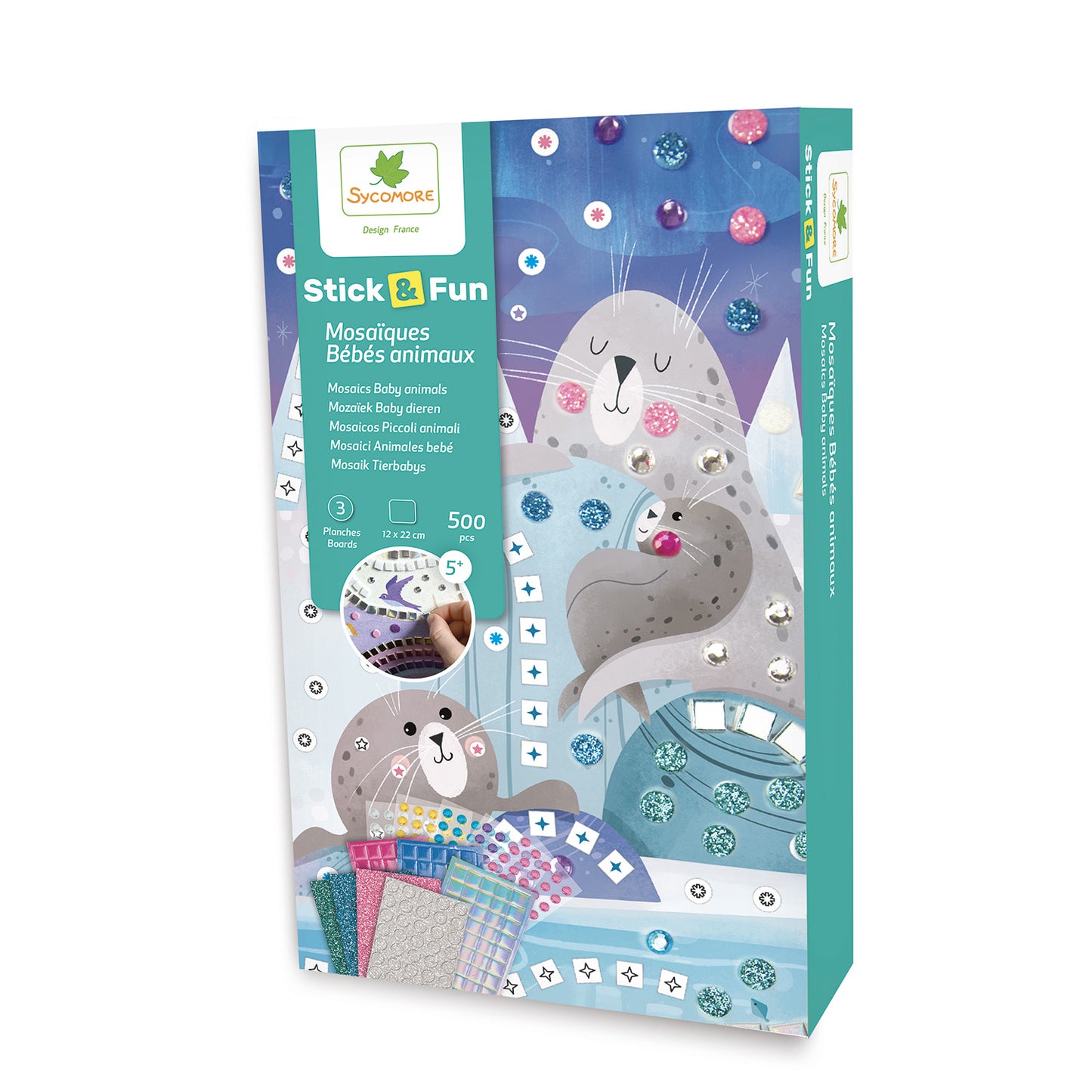 Stick & fun mozaïek babydieren