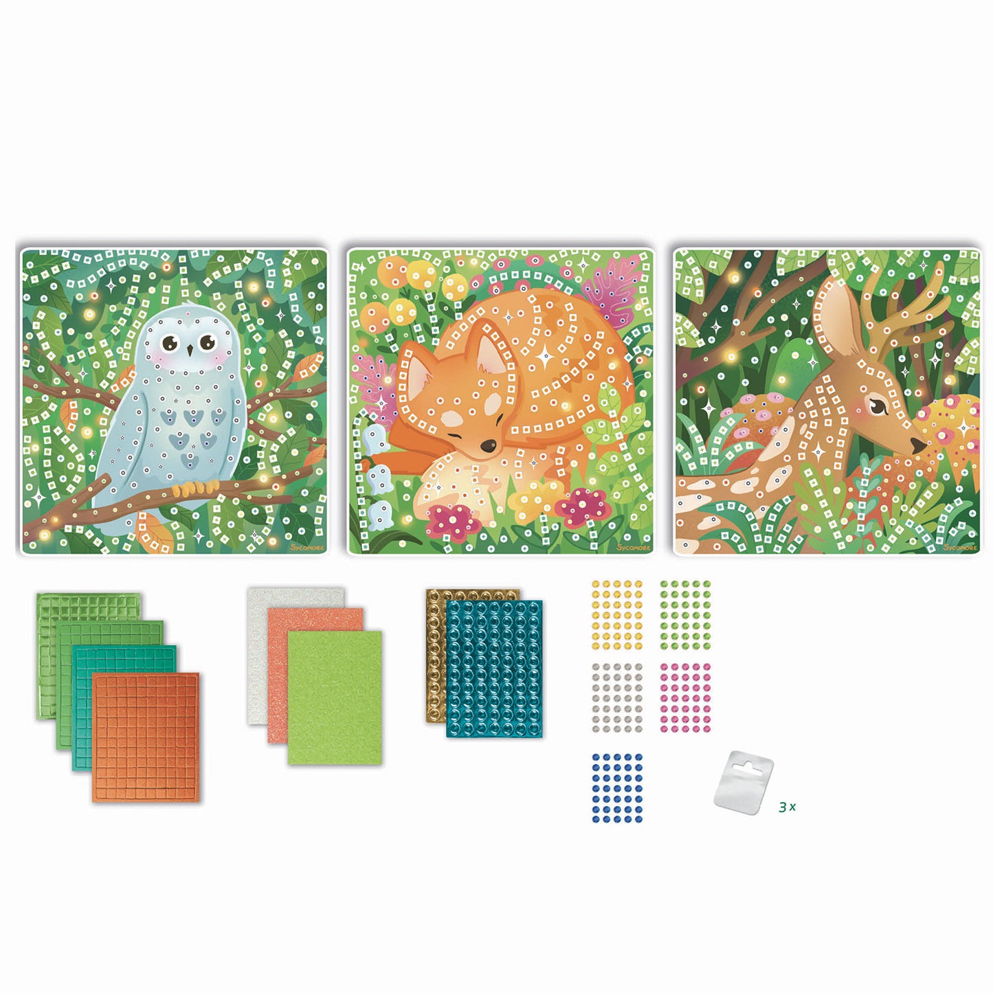 Stick & fun mozaïek wilde dieren