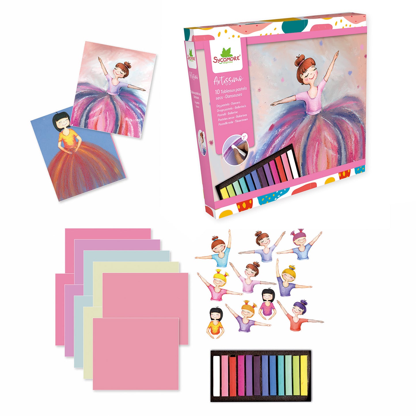 Artissimo pastelkrijtjes ballerina's