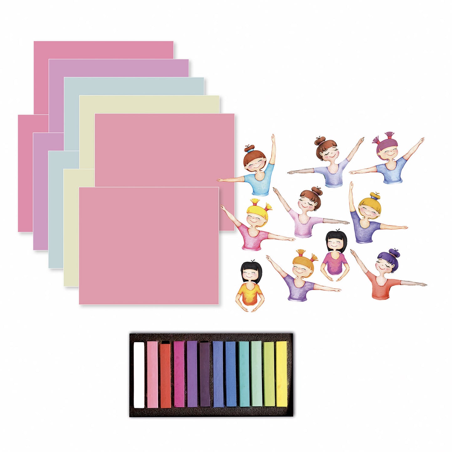 Artissimo pastelkrijtjes ballerina's