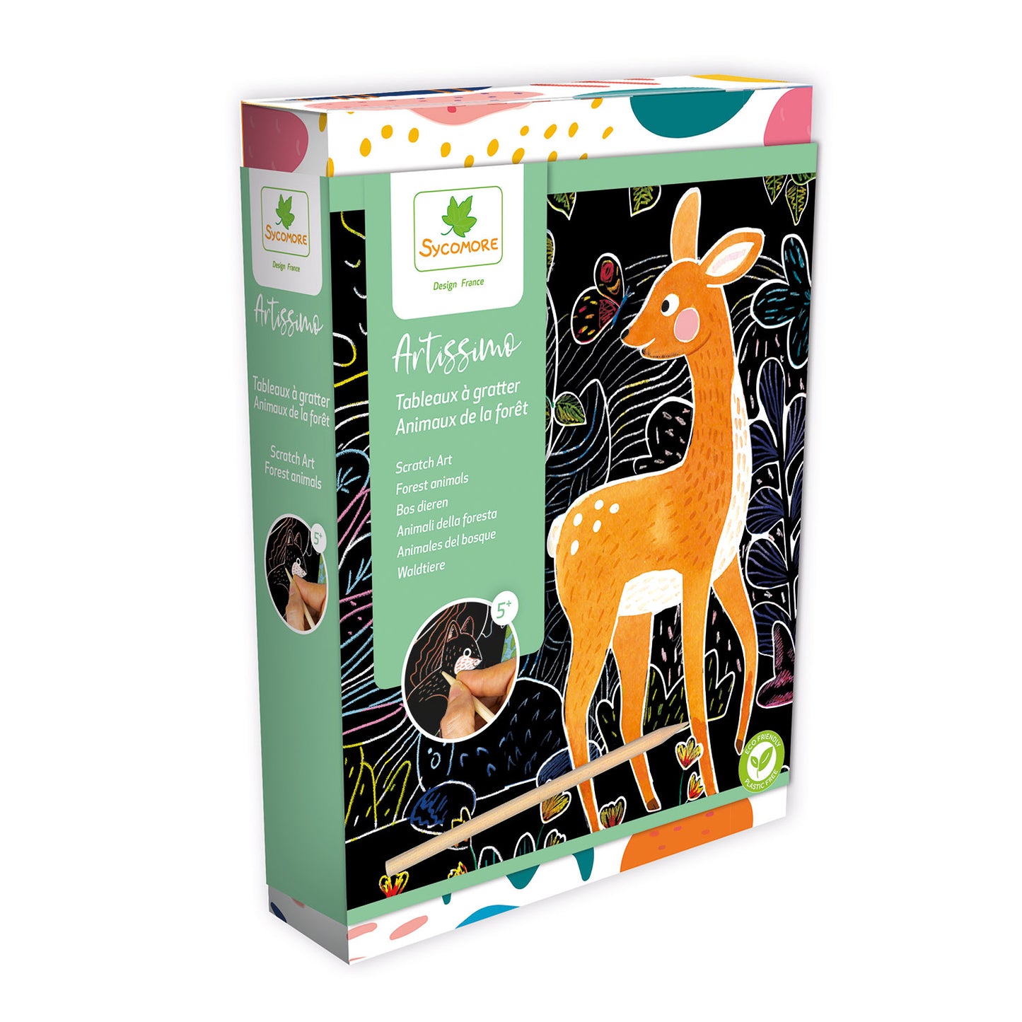 Artissimo scratch art bosdieren