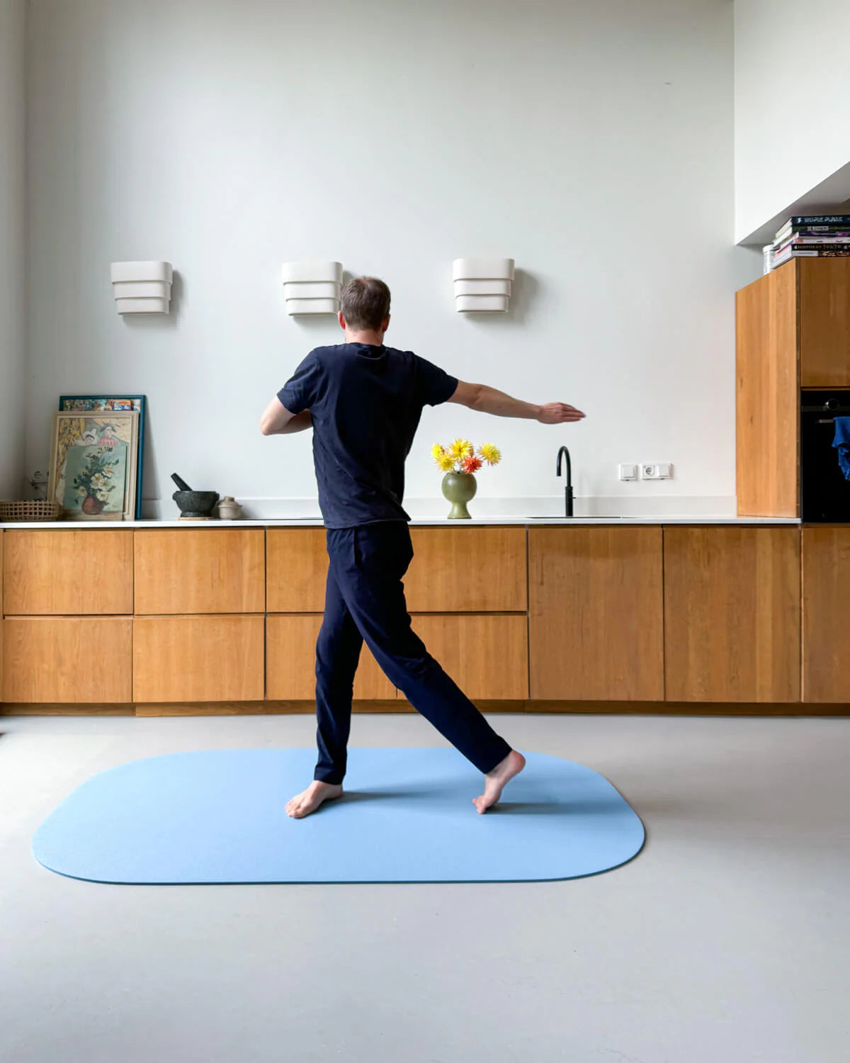 Stapelstein mat light blue