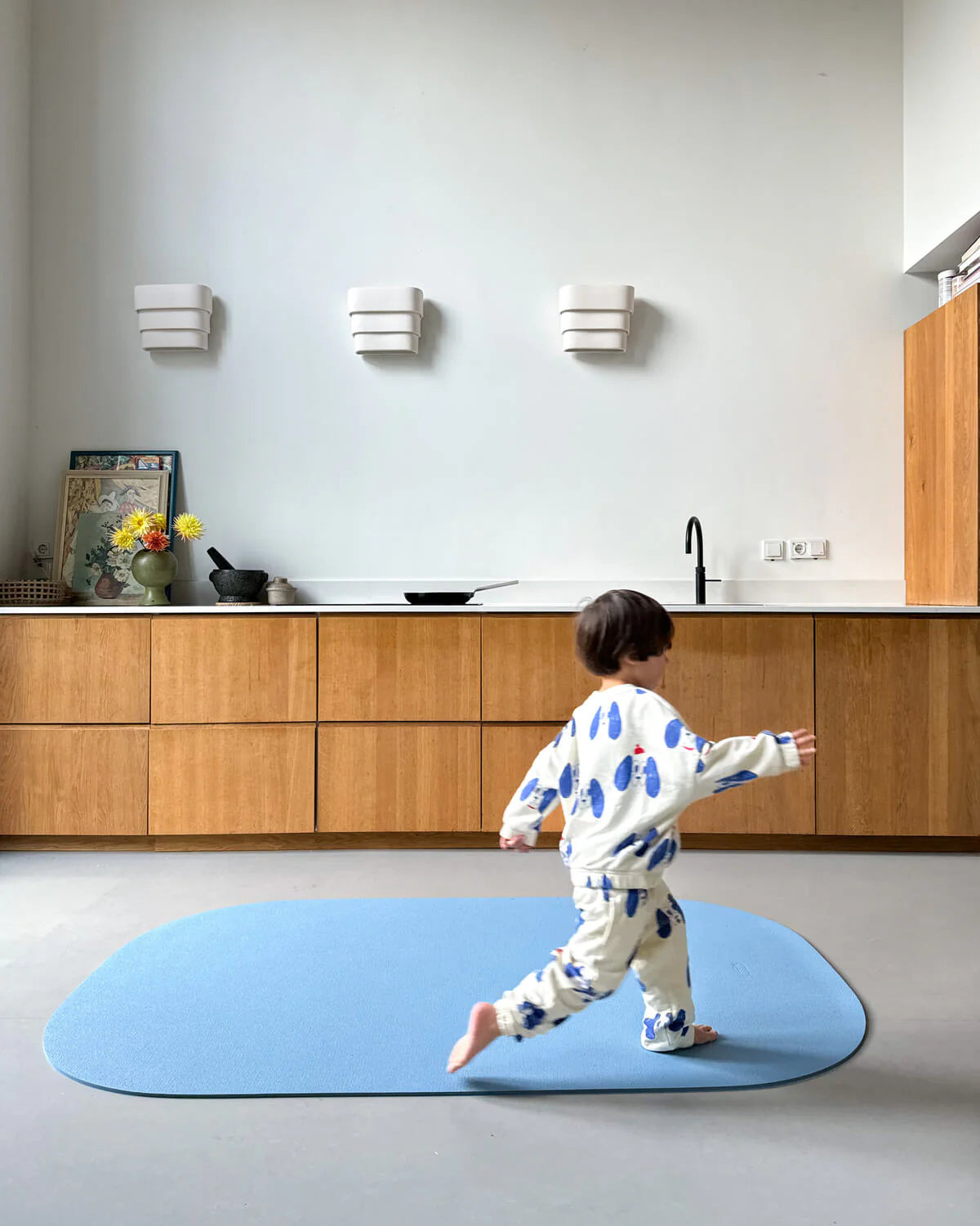 Stapelstein mat light blue