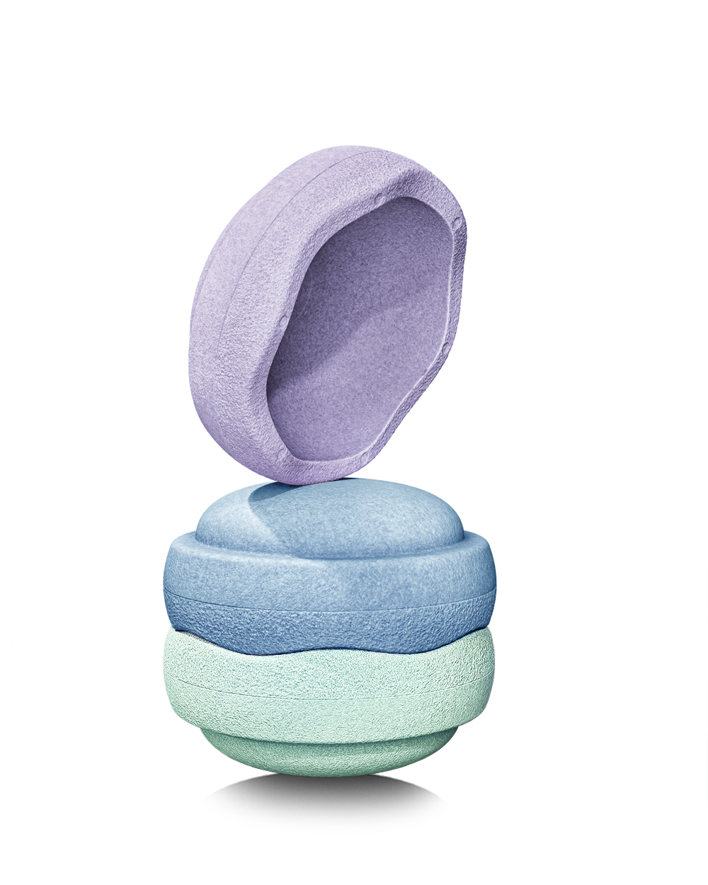 Stapelstein original rainbow pastel set 3