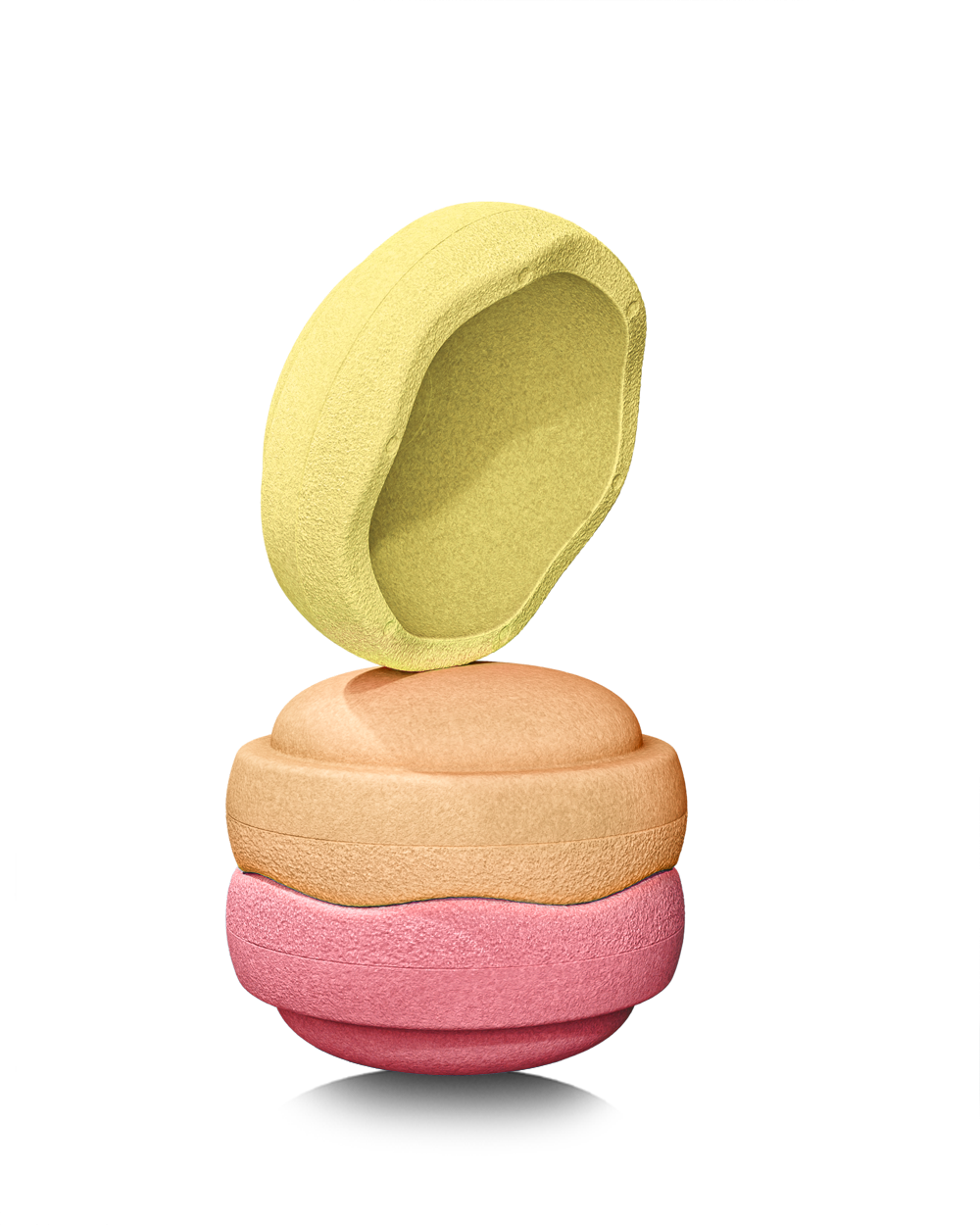 Stapelstein original rainbow pastel set 3