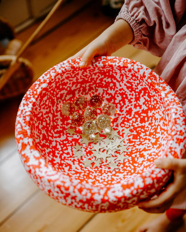 Christmas special stapelstein original red & blush