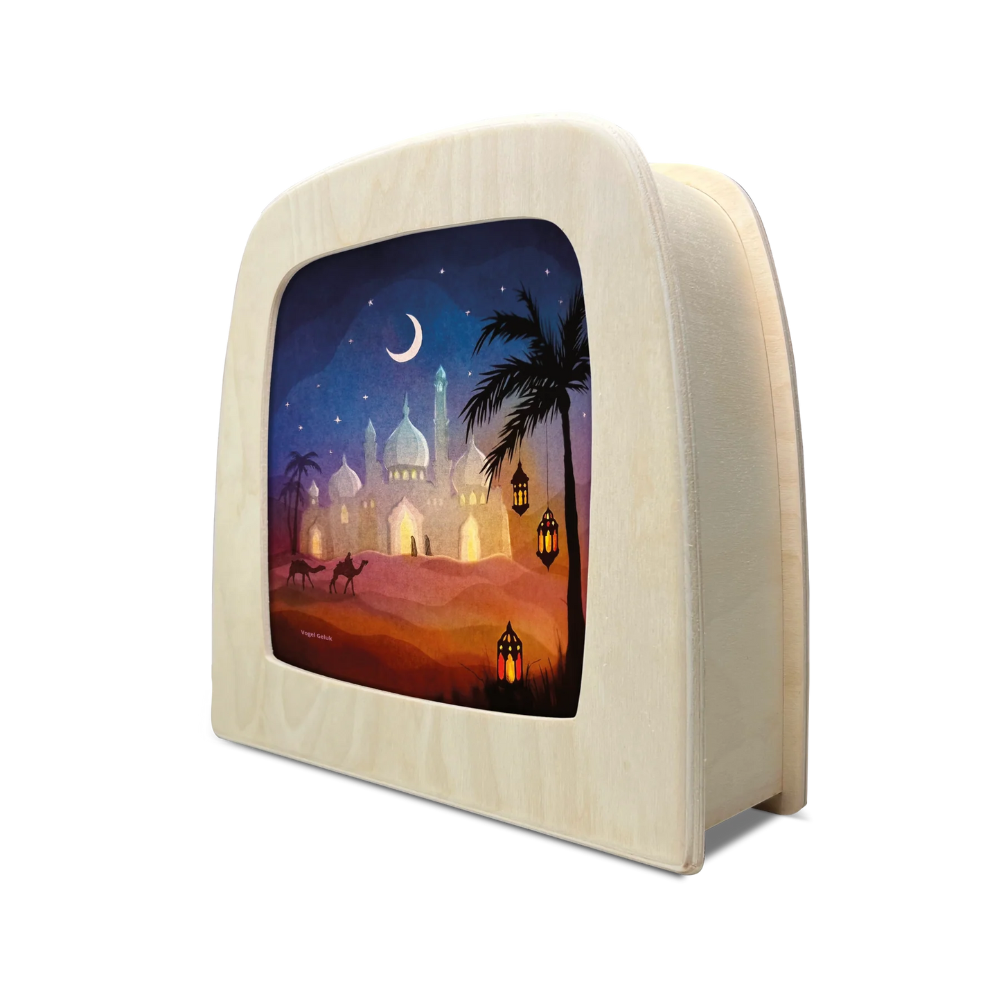 Vogel Geluk - Oasis of dreams silhouet
