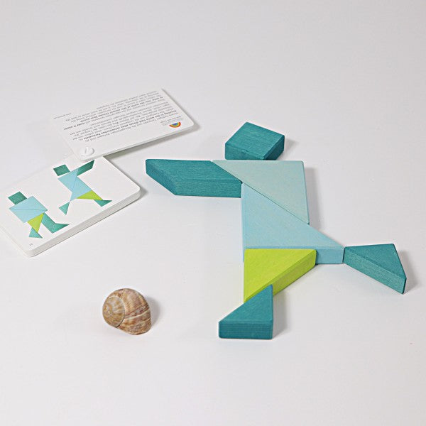Grimm's tangram turquoise