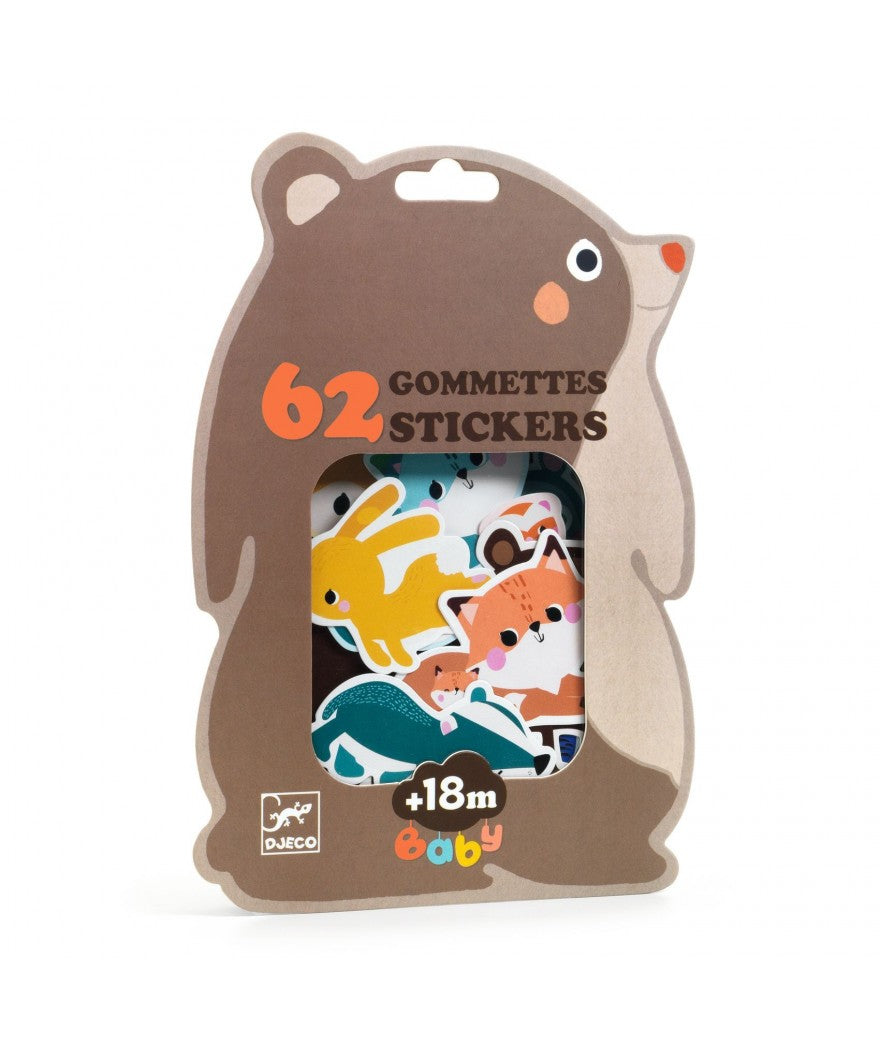 Djeco stickers bosdieren