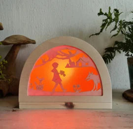 De Noest roodkapje silhouet