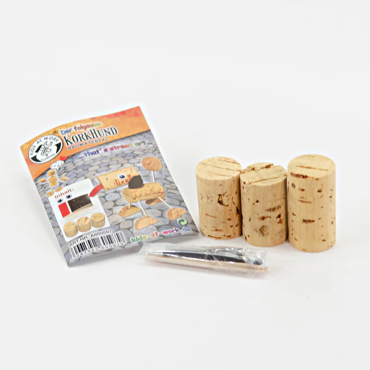 Kids at work diy cork dog