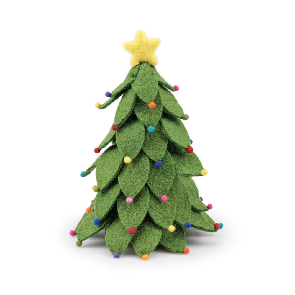Decoratie kerstboom groen multicolor