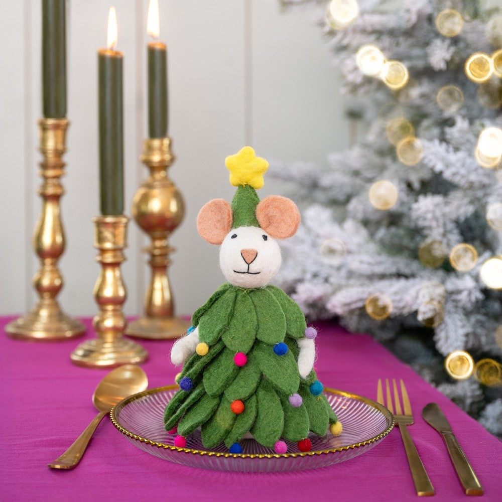 Decoratie muis kerstboom