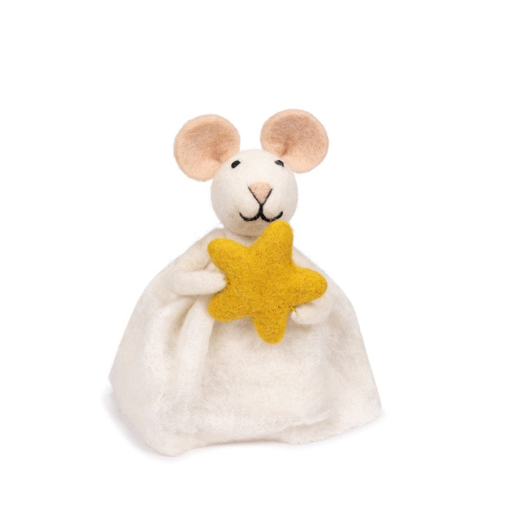 Decoratie muis met ster