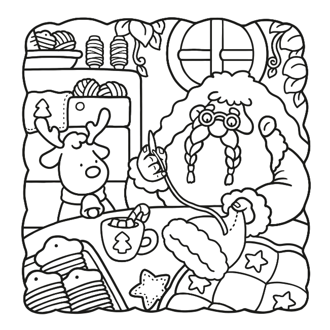 Cozy christmas cute & comfy kleurboek