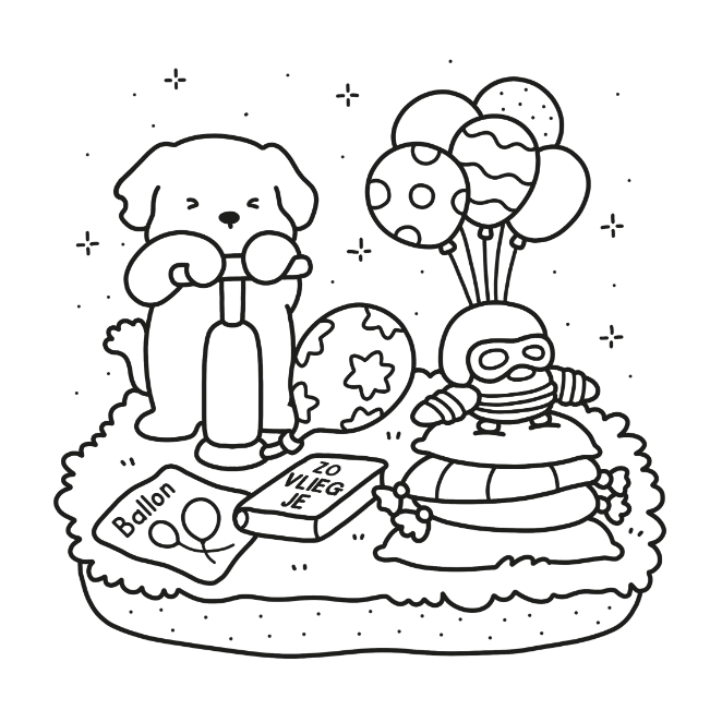 Cozy cuties cute & comfy kleurboek Coco Wyo