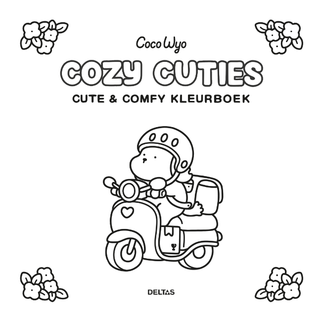 Cozy cuties cute & comfy kleurboek Coco Wyo