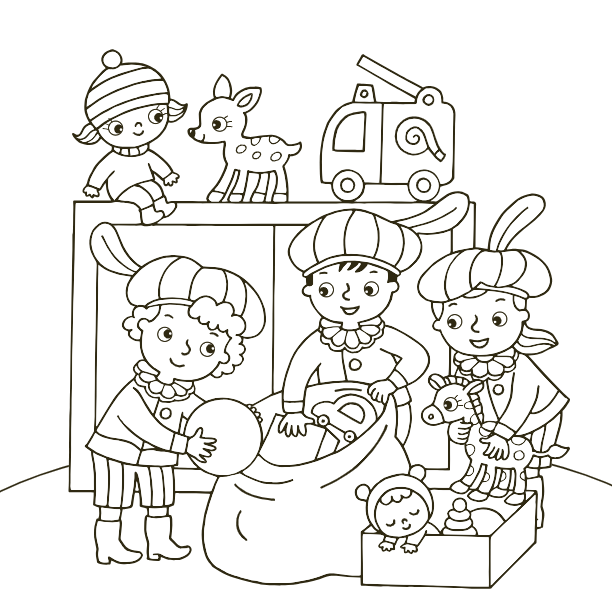 Sinterklaas color fun