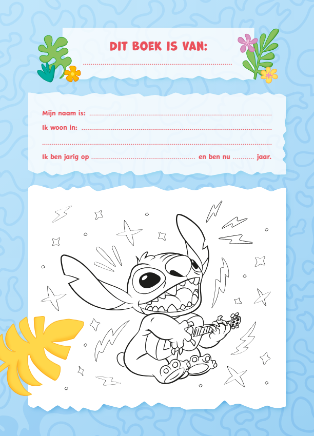 Disney Stitch vriendenboek