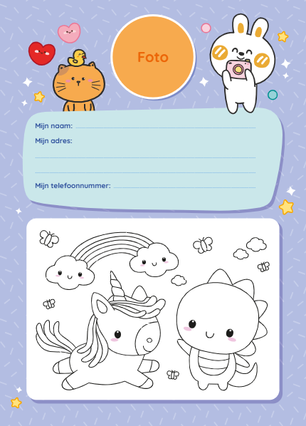 Ik hou van Kawaii vriendenboek