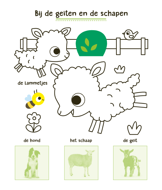 Op de boerderij stickerboek