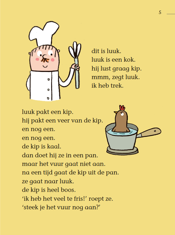 Ik lees een mop!