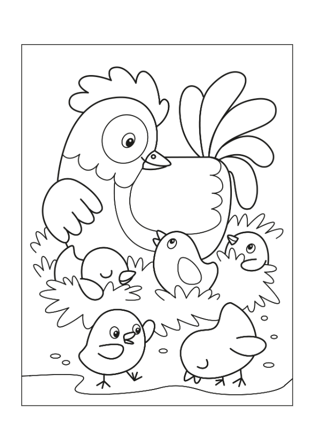 Pasen color kleurblok geel