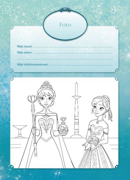 Frozen vriendenboek
