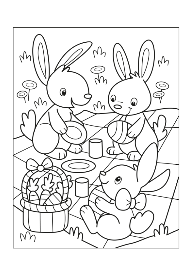 Pasen color kleurblok