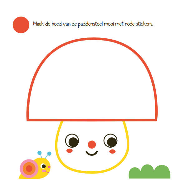 Stickerpret voor peuters