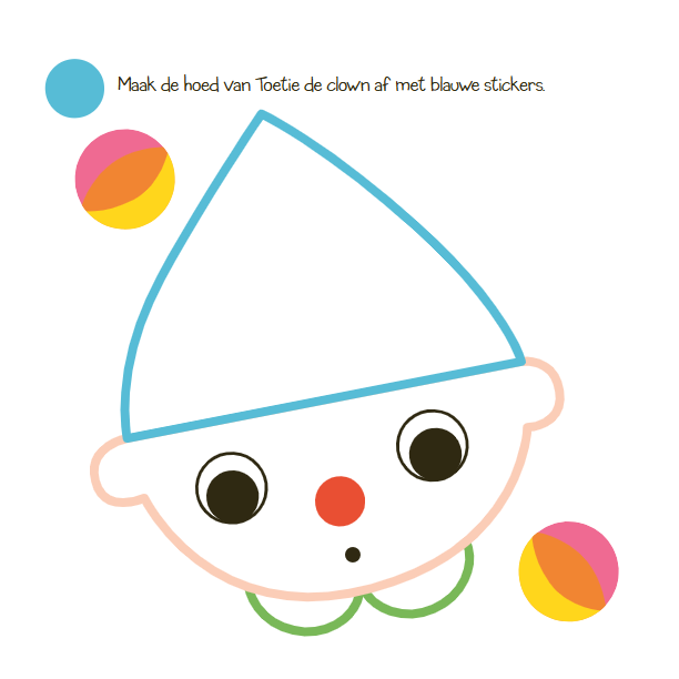 Stickerpret voor peuters
