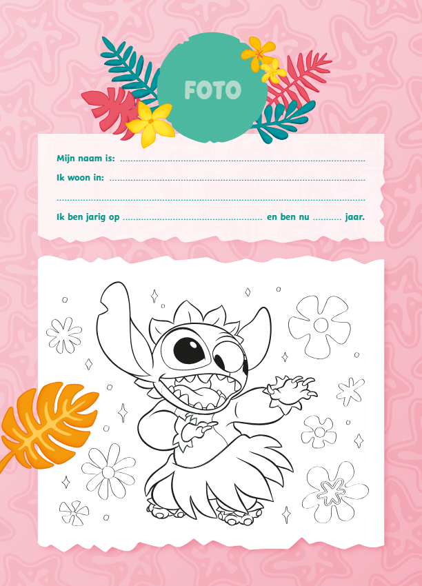 Disney Stitch vriendenboek