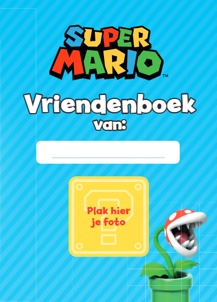 Super Mario vriendenboek