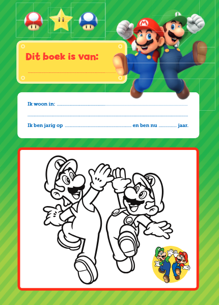 Super Mario vriendenboek