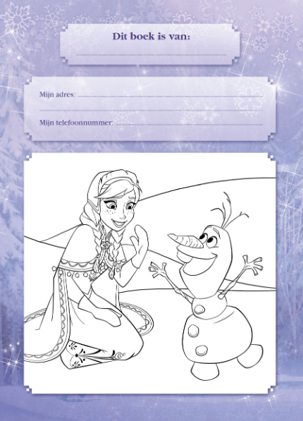 Frozen vriendenboek