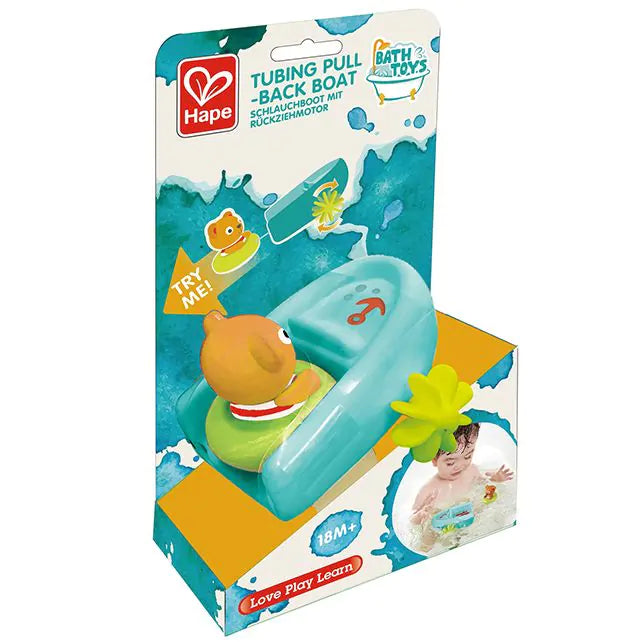 Hape pull back badbootje