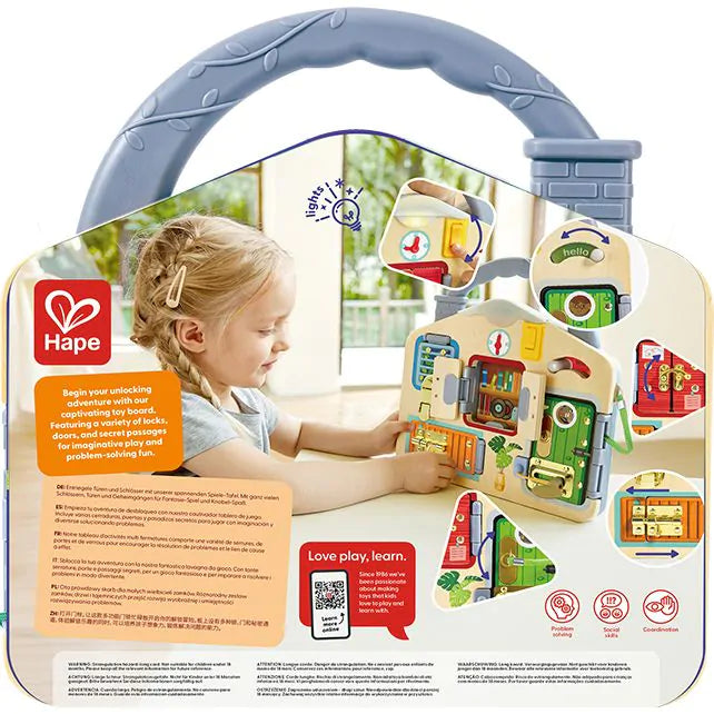 Hape lock & learn playboard