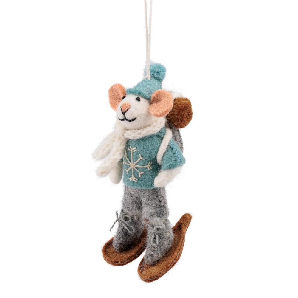 Hanger muis sneeuwwandelaar