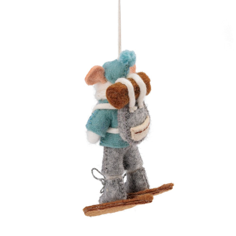 Hanger muis sneeuwwandelaar