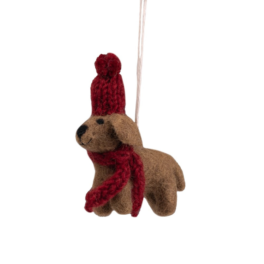 Hanger teckel met muts